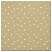 Gouden Verspreide Driehoeken Stof (Swatch)