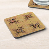 gouden verstrengeling bier onderzetter (Linkerzijde)