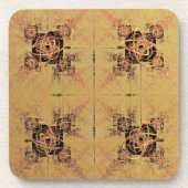 gouden verstrengeling bier onderzetter (Voorkant)