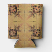 gouden verstrengeling blikjeskoeler (Voorkant)