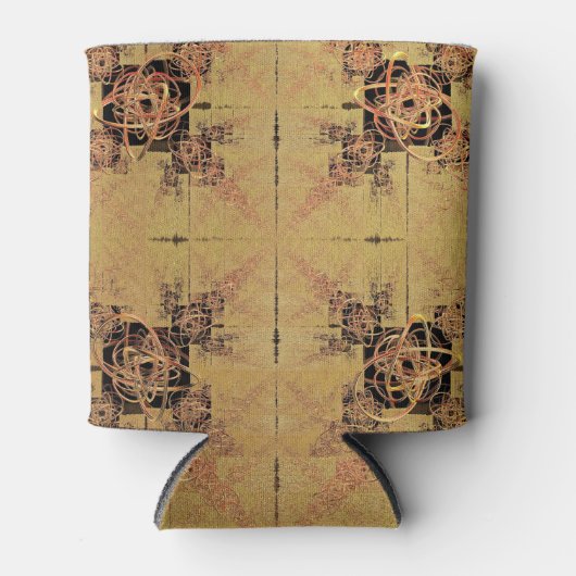 gouden verstrengeling blikjeskoeler (Voorkant)