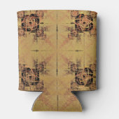 gouden verstrengeling blikjeskoeler (Achterkant)