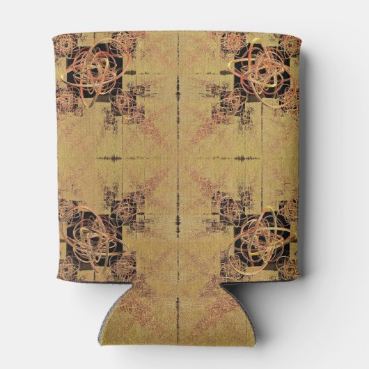 gouden verstrengeling blikjeskoeler (Achterkant)