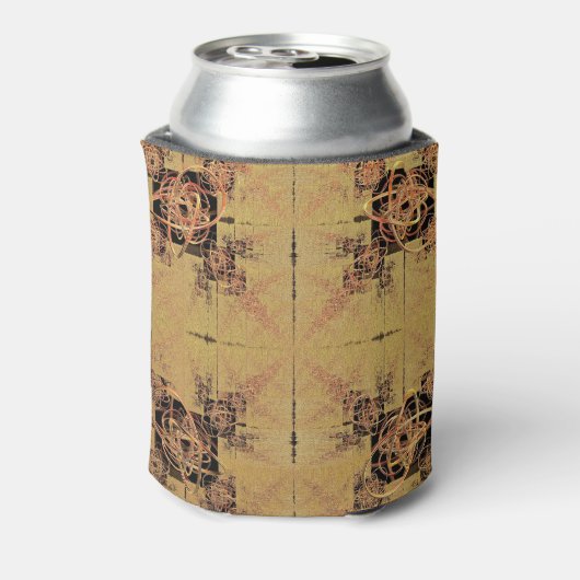 gouden verstrengeling blikjeskoeler (Blikje Achterkant)