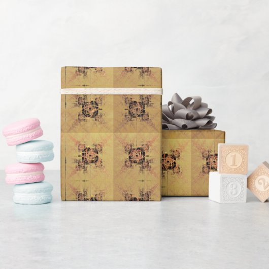 gouden verstrengeling cadeaupapier (Baby Shower)