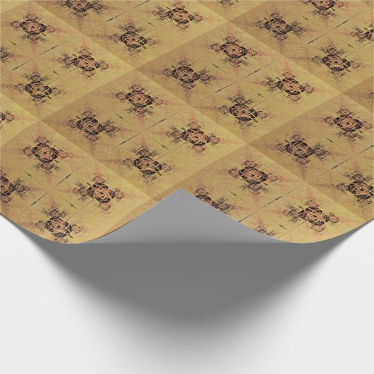 gouden verstrengeling cadeaupapier (Hoek)