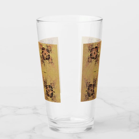 gouden verstrengeling glas (Links)