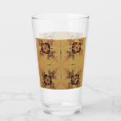 gouden verstrengeling glas (Voorkant)