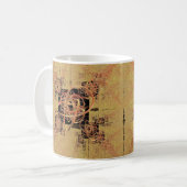 gouden verstrengeling koffiemok (Voorkant links)