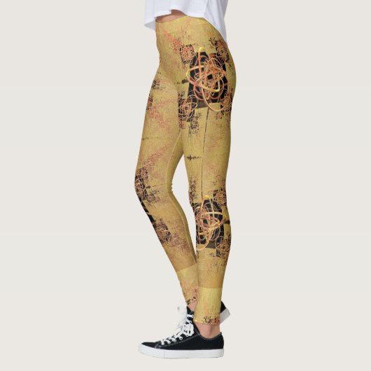 gouden verstrengeling leggings (Links)