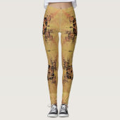 gouden verstrengeling leggings (Voorkant)