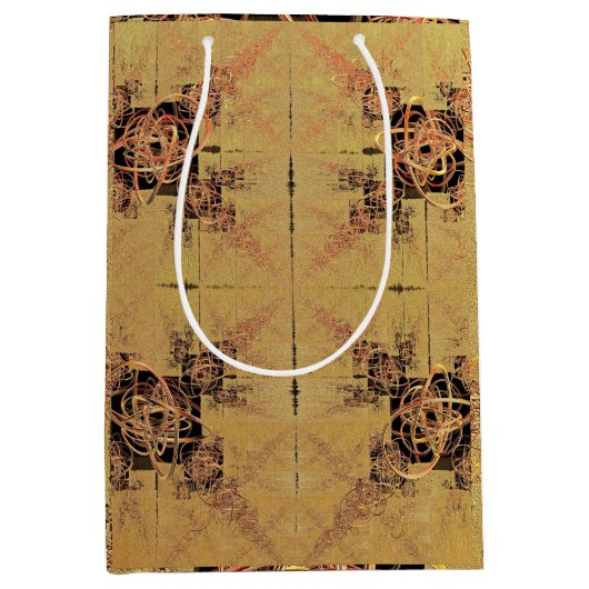 gouden verstrengeling medium cadeauzakje (Voorkant)