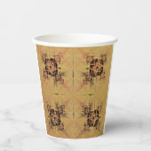 gouden verstrengeling papieren bekers (Voorkant)