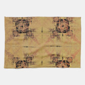 gouden verstrengeling theedoek (Horizontaal)