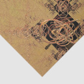 gouden verstrengeling tissuepapier (Detail)