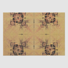 gouden verstrengeling tissuepapier