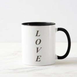 Gouden Verticale LOVE Mok