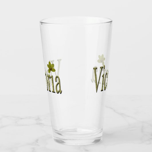 Gouden Victoria naam, Glas (Links)