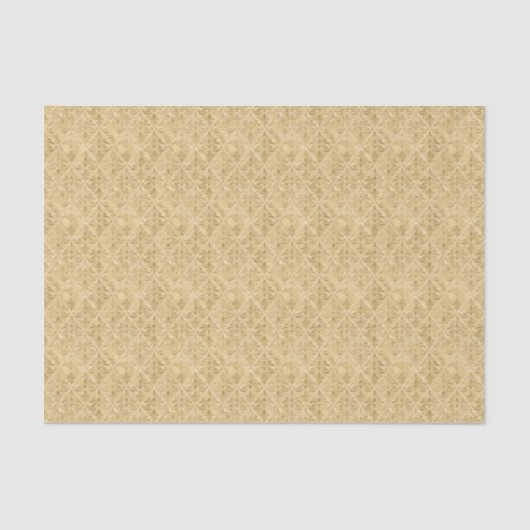 Gouden Victoriaans Stijl Damask Luxe Decoupage Tissuepapier (Voorkant)