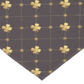 Gouden Vier Blad Klaver Korte Tafelloper (Hoek)