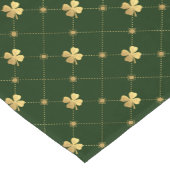 Gouden Vier Blad Klaver Korte Tafelloper (Hoek)