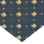 Gouden Vier Blad Klaver Korte Tafelloper (Hoek)