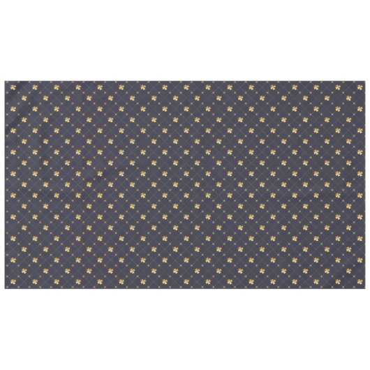 Gouden Vier Blad Klaver Tafelkleed (Voorkant (Horizontaal))