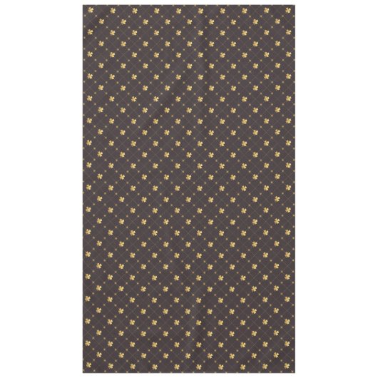 Gouden Vier Blad Klaver Tafelkleed (Voorkant)