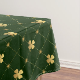 Gouden Vier Blad Klaver Tafelkleed