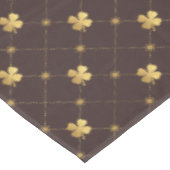 Gouden Vier Blad Klaver Tafelkleed (Gekanteld)