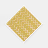 Gouden Vierblad Motief Servet (Hoek)