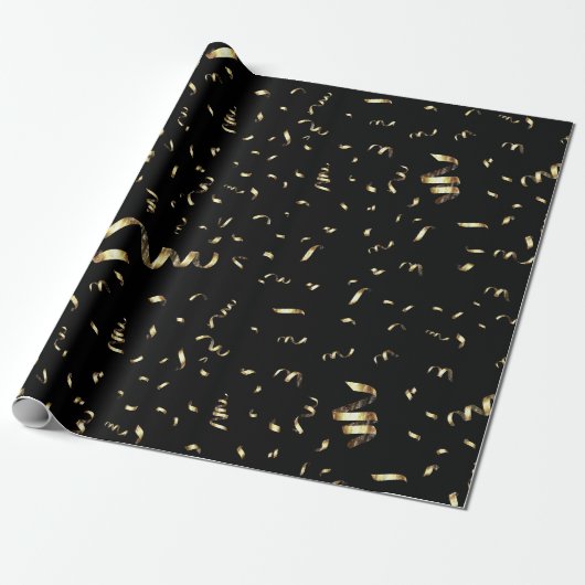 Gouden Viering Cadeaupapier (Uitgerold)