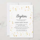 Gouden Viering Doop Kaart (Voorkant)