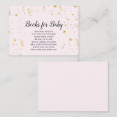 Gouden Viering op Roze Boek Aanvraag Informatiekaartje (Voorkant / Achterkant)