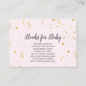 Gouden Viering op Roze Boek Aanvraag Informatiekaartje (Voorkant)