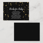 Gouden Viering op zwart boek Aanvraag Informatiekaartje (Voorkant / Achterkant)