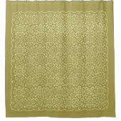 Gouden vierkanten douchegordijn (Voorkant)