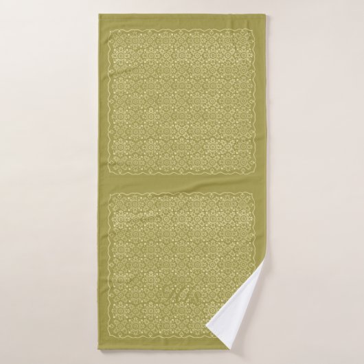 Gouden Vierkantjes Zijn Badhanddoek (Badhanddoek)