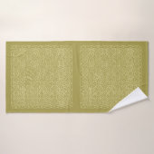 Gouden Vierkantjes Zijn Badhanddoek (Badhanddoek)