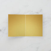 Gouden Vietnamese Draken Nieuwjaar 2024 GC Feestdagen Kaart (Binnen)