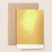 Gouden Vietnamese Slang Nieuwjaar 2025 RFC Folie Kaarten (Met envelop)