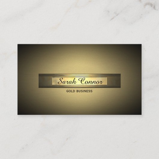 gouden vignet visitekaartje (Voorkant)