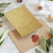 Gouden Vinayaka bruiloft uitnodigingen