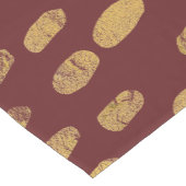 Gouden Vinger Prints Korte Tafelloper (Hoek)