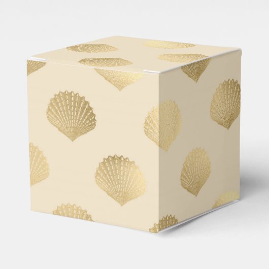 Gouden Vintage Nautilusschelpen Bedankdoosjes (Voorkant Zijde)