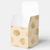 Gouden Vintage Nautilusschelpen Bedankdoosjes (Geopend)