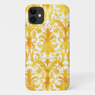 Gouden Vintage Stijl Bloemen Art Phone Case