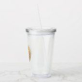 Gouden Vintage Zon Acryl Drinkbeker (Links)