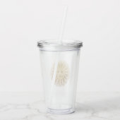 Gouden Vintage Zon Acryl Drinkbeker (Achterkant)