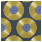 Gouden Vinyl Recordalbum Stof (Close Up)